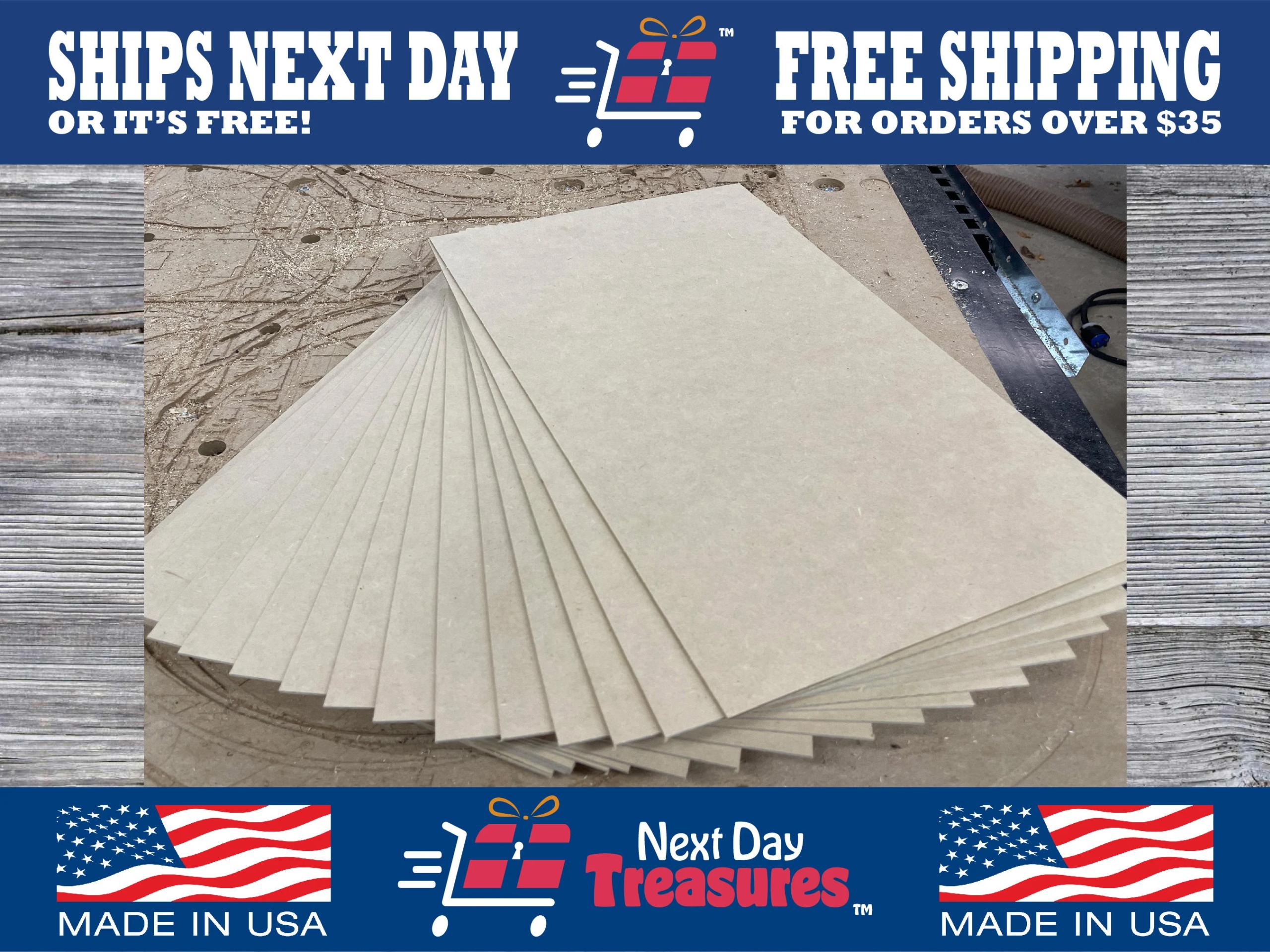 1/8 MDF - **NOT SHINY** - Perfect for lasers/Glowforge – Laser Wood Supplies